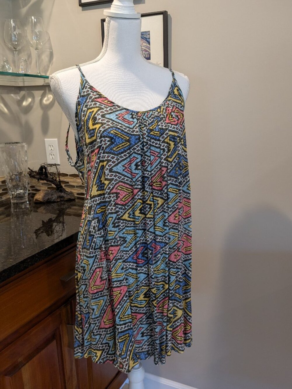 NEW Roxy Pull Over Swimsuit Dress Cover up Coverup with Sexy Stringy CrissCross